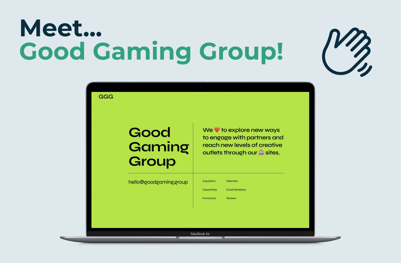 NEW INVESTMENT! Meet... Good Gaming Group!